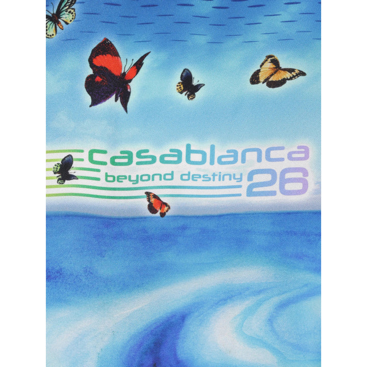 Casablanca Shirts - Blue, Green | db59e350ebf226116ae445473c0097e540faa580