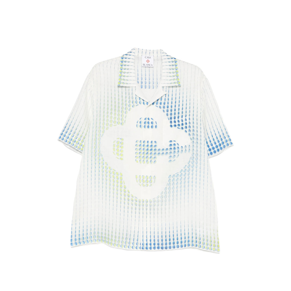 Casablanca Shirts - White, Blue | a0ab3016854d0b2786a519845d6dd2bdba07f416