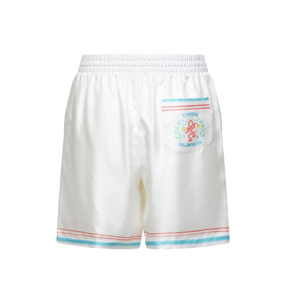 Casablanca Shorts - White | 39eb624d9d5292446b2ded41b754480337786069