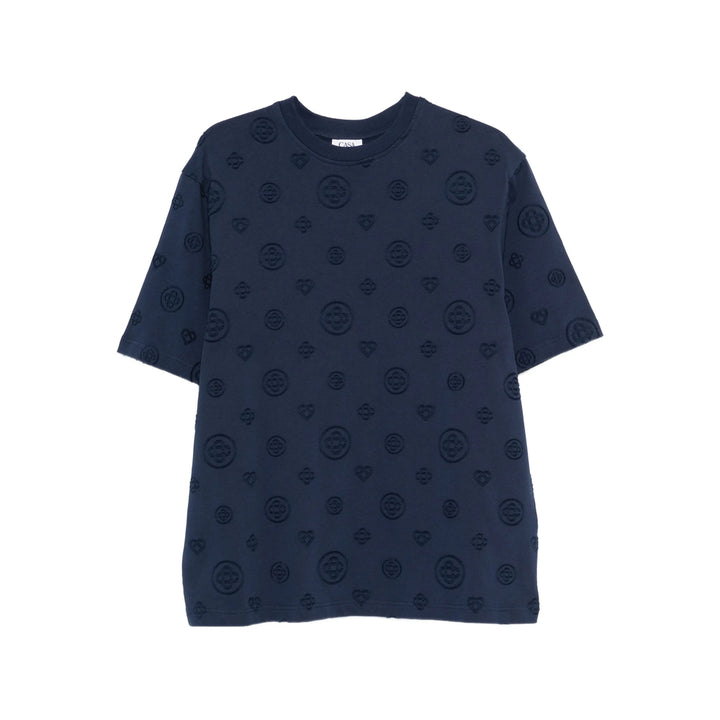 Casablanca T Shirts - Blue | cbe1d6191ec42d65bd6c3508e207260bda46cae5