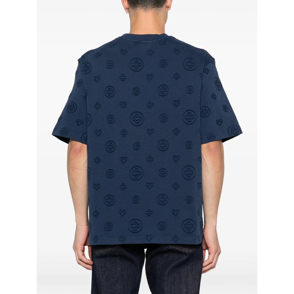 Casablanca T Shirts - Blue | 38f1e86ac2edf3489549d04524819282e9ce9013