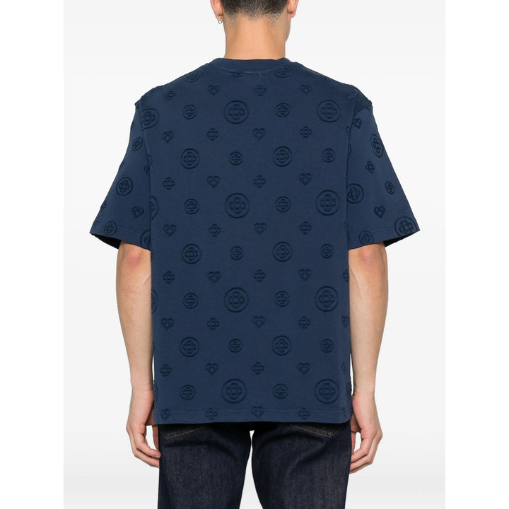 Casablanca T Shirts - Blue | 38f1e86ac2edf3489549d04524819282e9ce9013