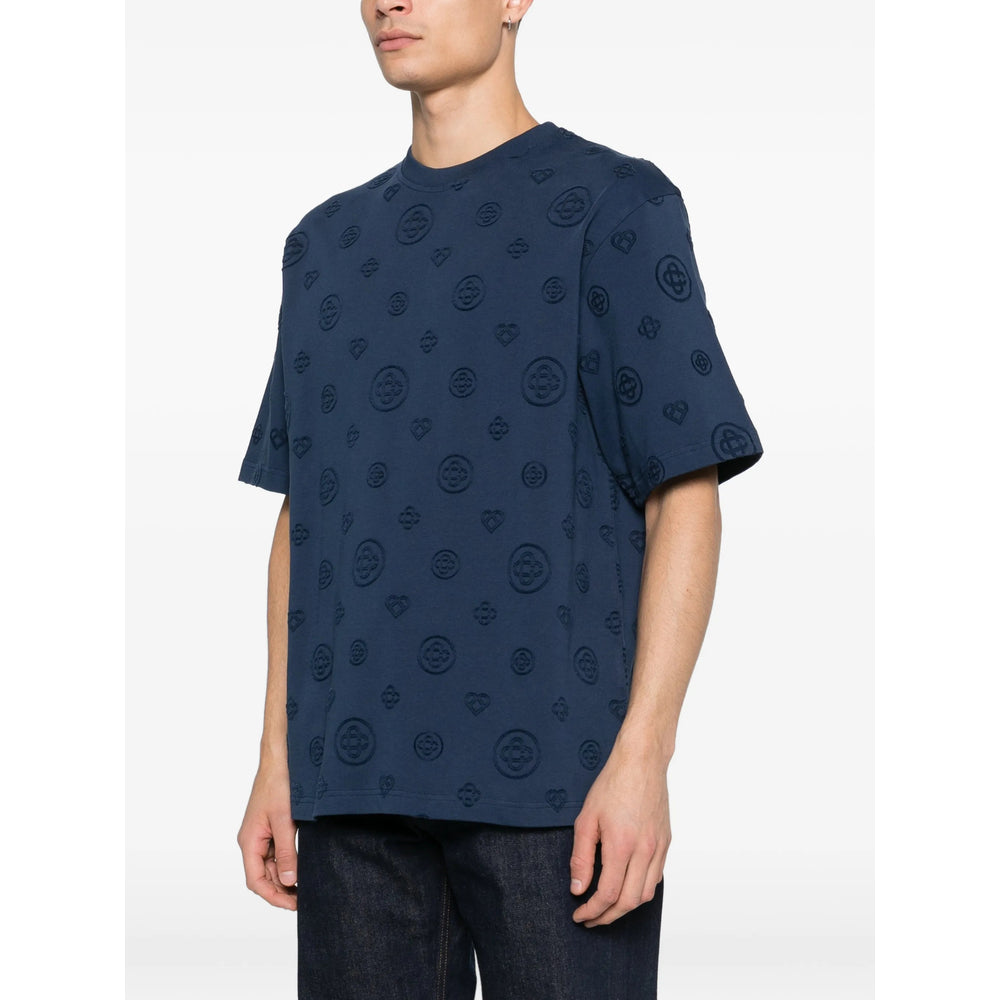 Casablanca T Shirts - Blue | bf16ba7594c8e9a3285e4c010dbd97b8c2bf140f