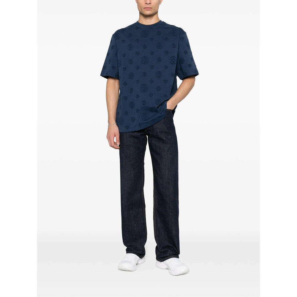 Casablanca T Shirts - Blue | 74b4df1ca61d06ba166e4b1b6d577bb37a738fbd