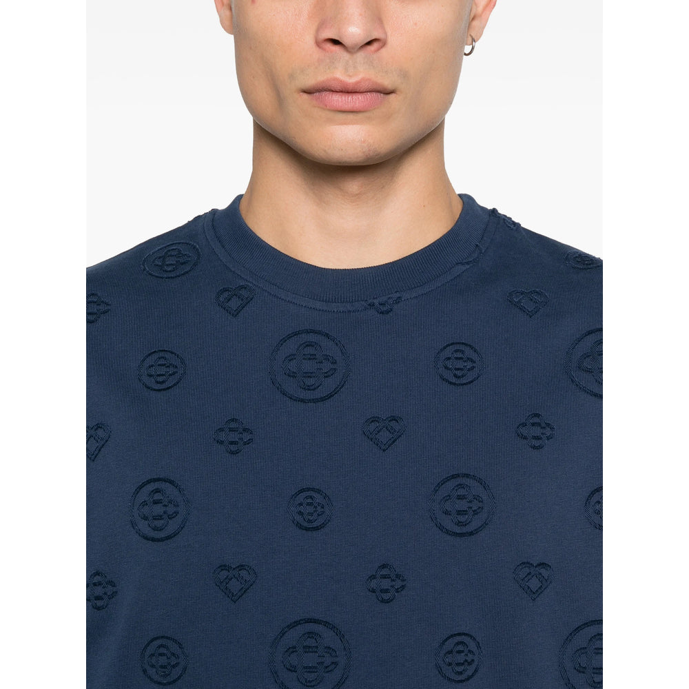 Casablanca T Shirts - Blue | 83fbae2270d18d3efeac726e393d82b757632480