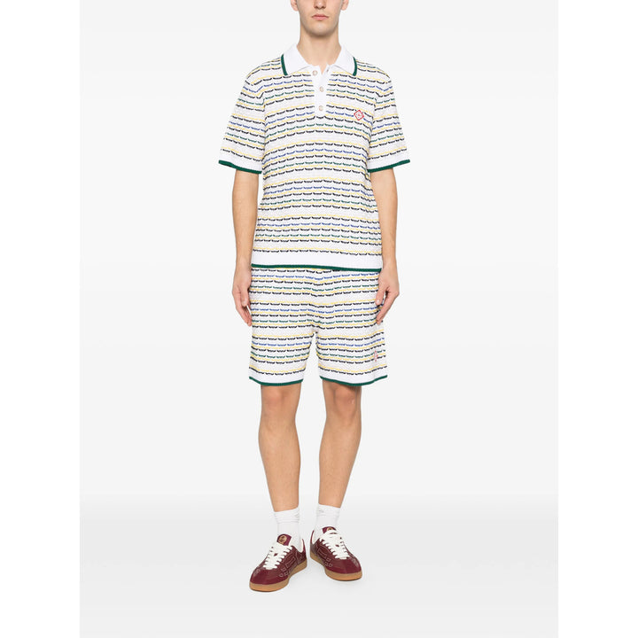 Casablanca Shorts - White, Yellow | 8d98dd426e23001c0b49f75242ad2c962022cecd