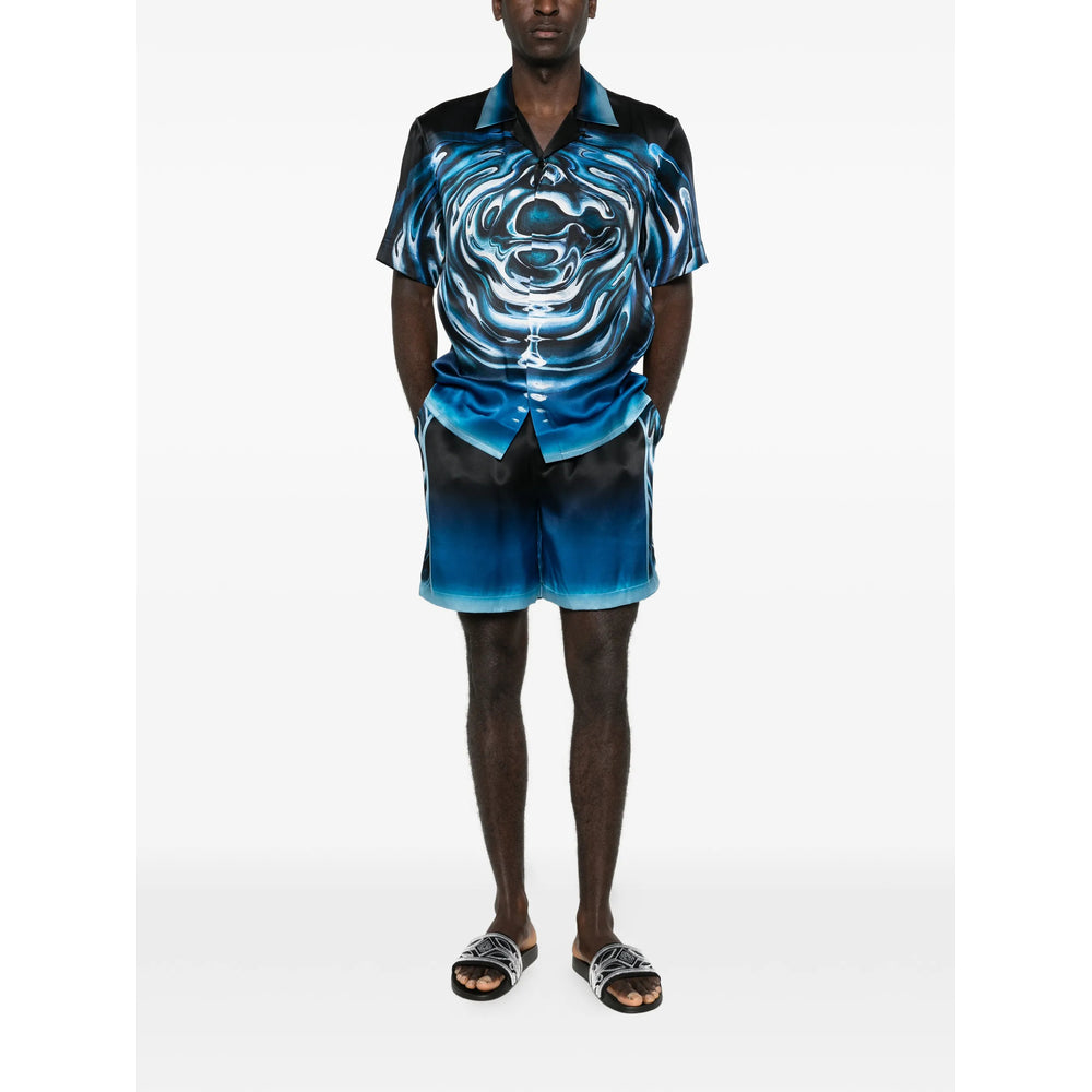 Casablanca Shirts - Blue, Black | 74e85660be220b52ee1bc68850734799c2d632ad