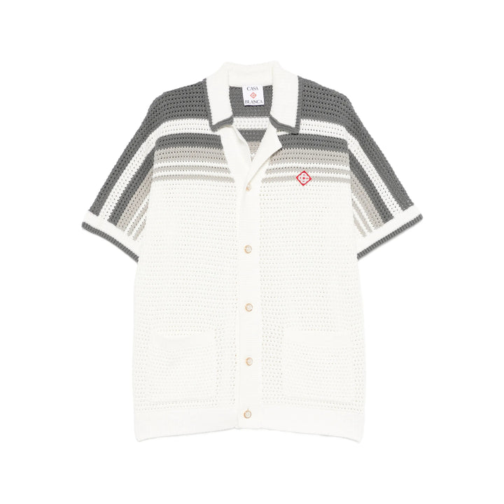 Casablanca Shirts - White, Gray | 02a58f3ffee9a56b0411b61f23892e269f5152eb