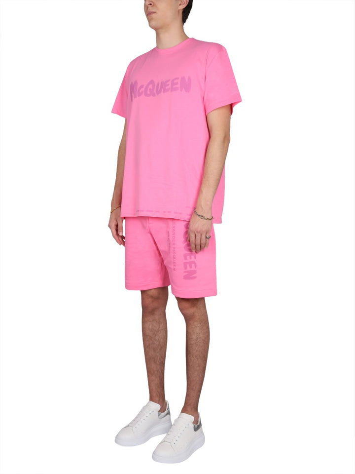 Alexander McQueen Shorts - Fuchsia | Wanan Luxury