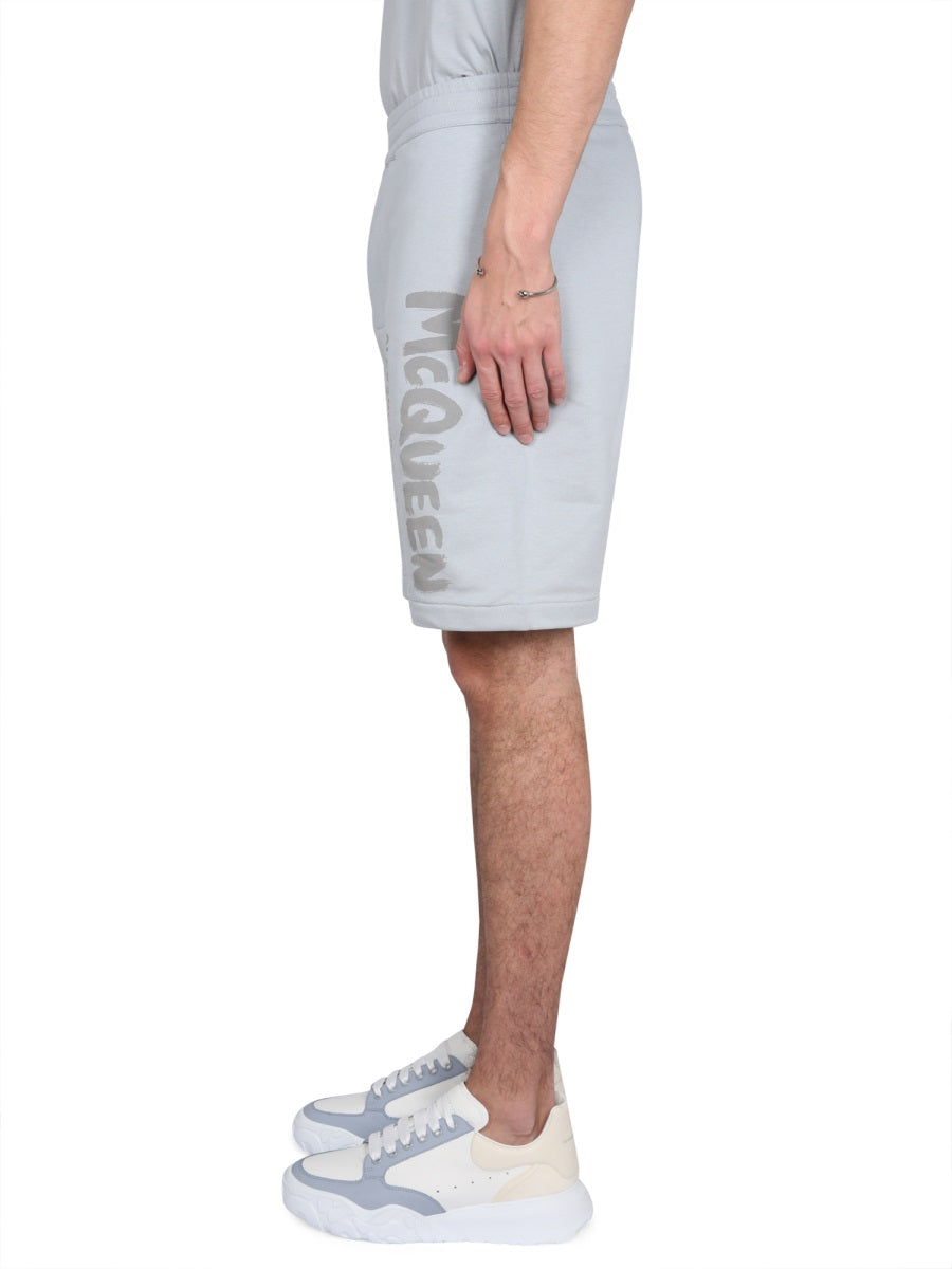 Alexander McQueen Shorts - Light Blue | Wanan Luxury