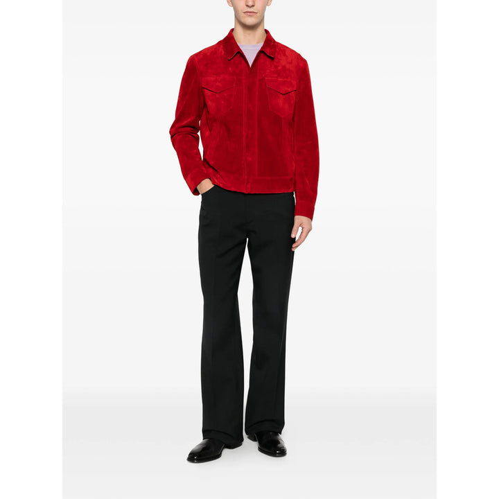 Tom Ford Leather Outerwears - Red | eb4a1a7f94fb3233b1450e878b730265043a2477