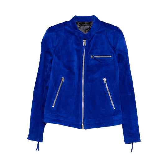 Leather Outerwears Blue