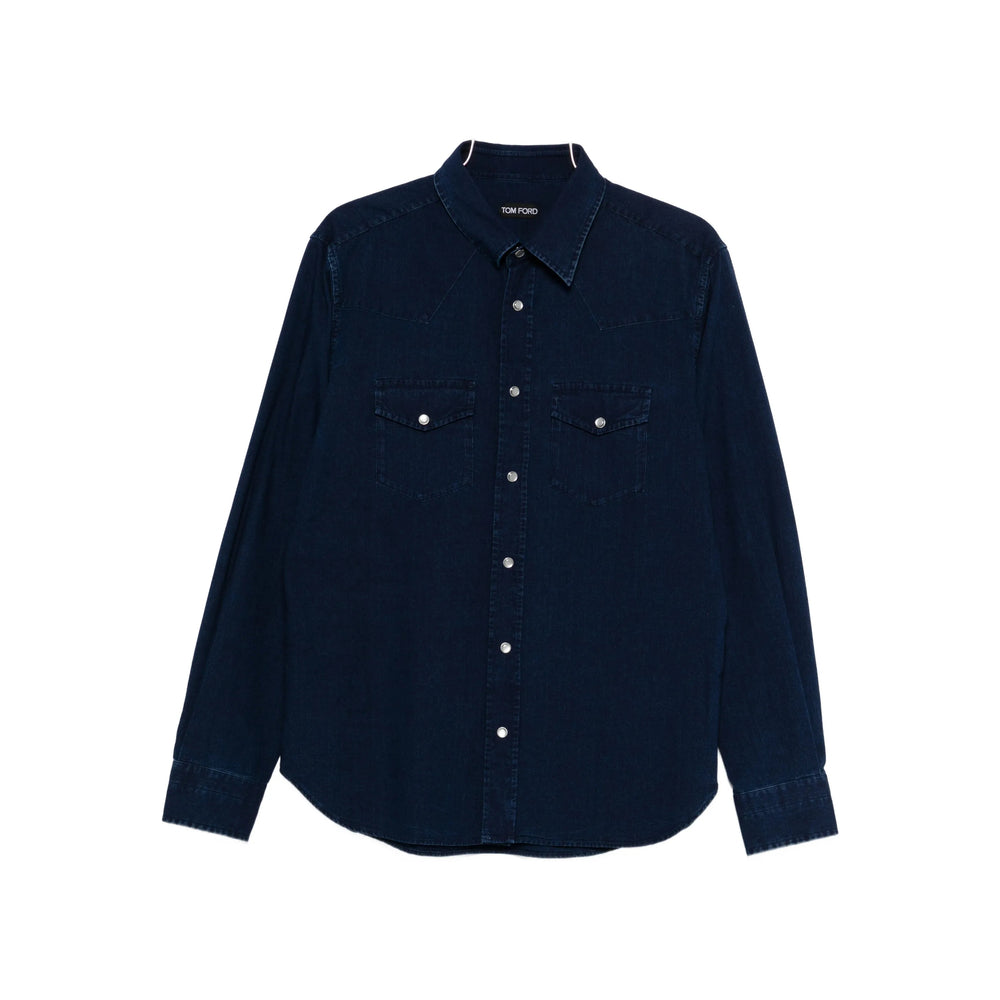 Tom Ford Shirts - Blue | 46f64ff632cf24c5347092a1049b71f05dd6cb63