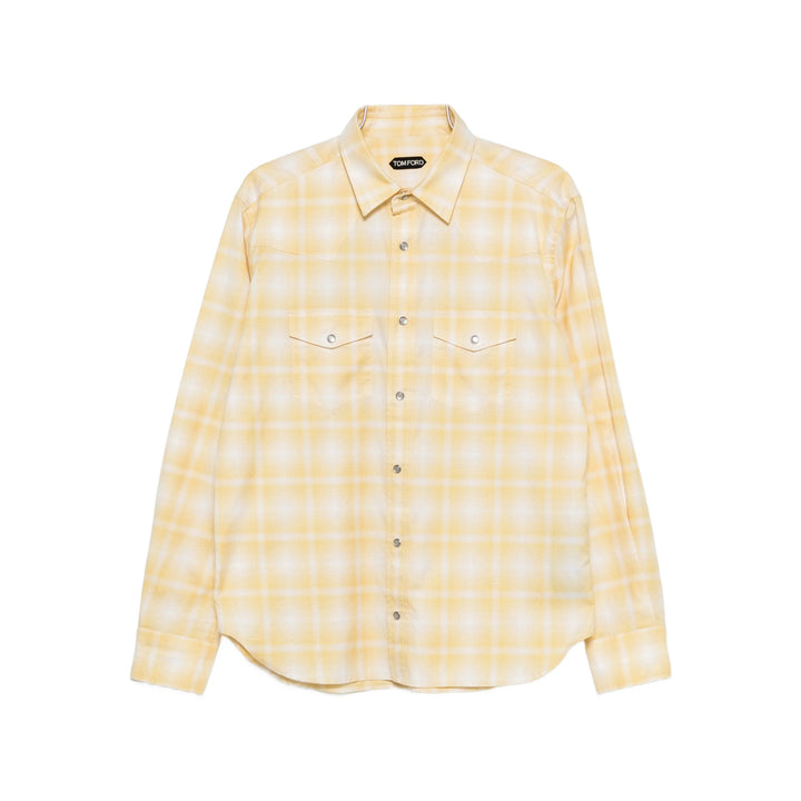 Tom Ford Shirts - Yellow, White | 527533bb697ee373d84df92b6b0cfd22a779c194