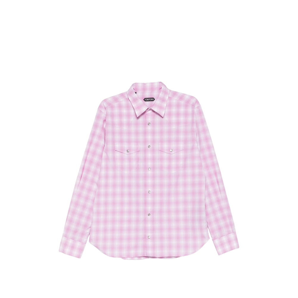 Tom Ford Shirts - Pink, White | 9a9d1feb6c00fbd490f82456c687dadb73076095