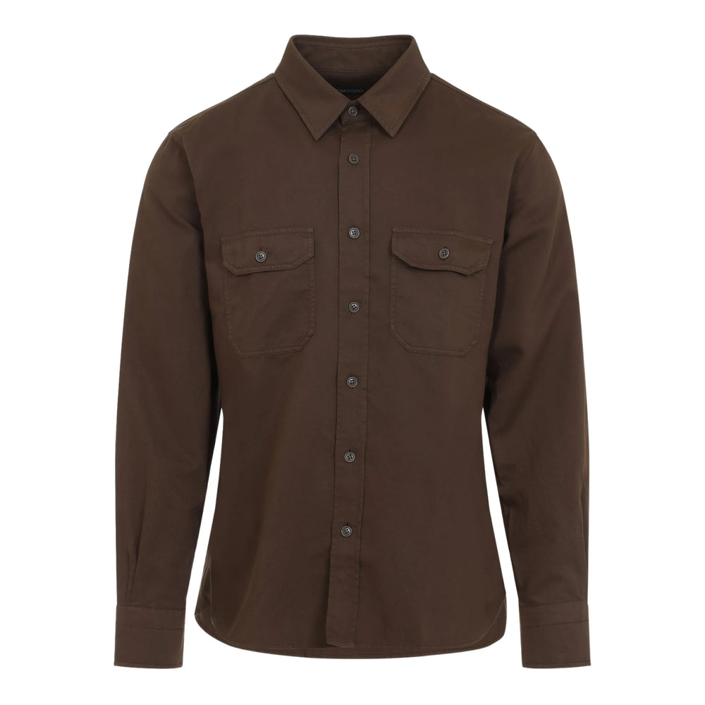 Tom Ford Shirts - Brown | dcb55a30f6e4f876b06d17ff458d0f858aa94404