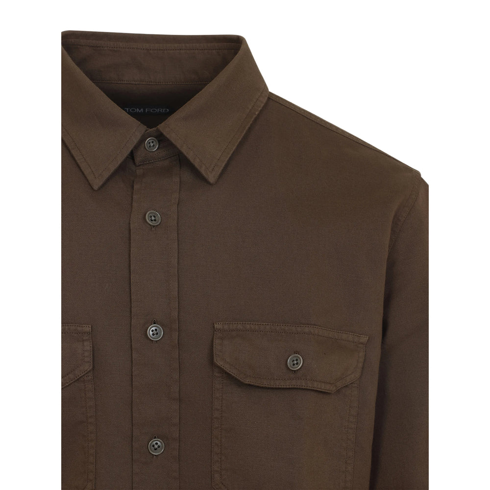 Tom Ford Shirts - Brown | a30031f9b6f0e6ae8fafbc9516ebc1fee528da1a