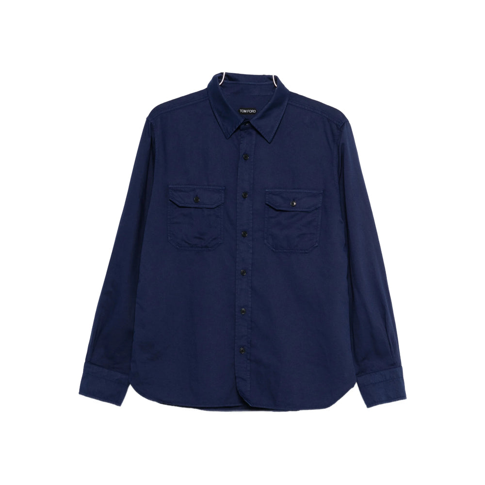 Tom Ford Shirts - Blue | 46058aec397e1649cf3b0ff0497ae2bc18fe6c65
