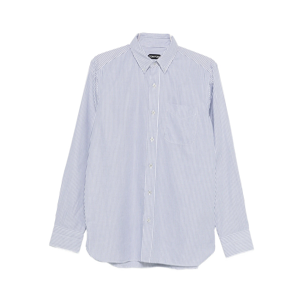 Tom Ford Shirts - White, Blue | aa325bad1ca902ac5597e71e358bacd42e8d79ff
