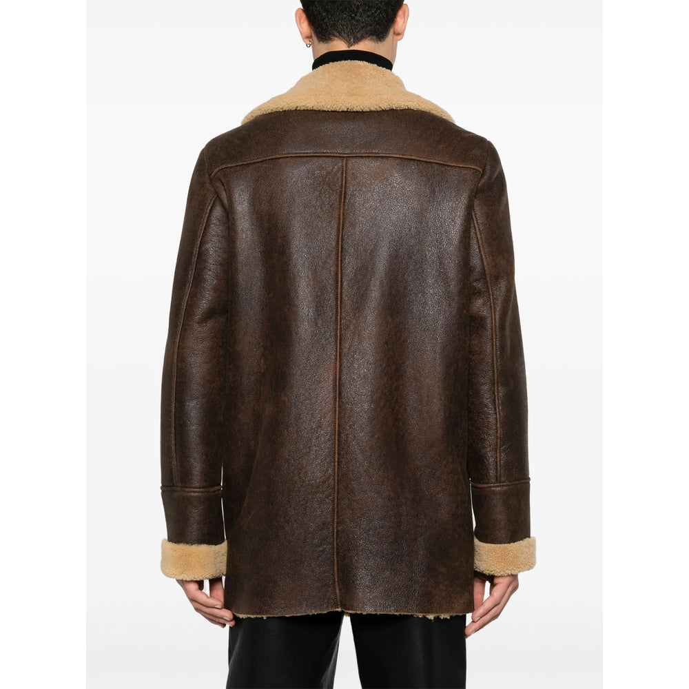 Salvatore Santoro Leather Outerwears - Brown, Black | 5e8c413ab077ff7592559920ea2e92b75d1a7523