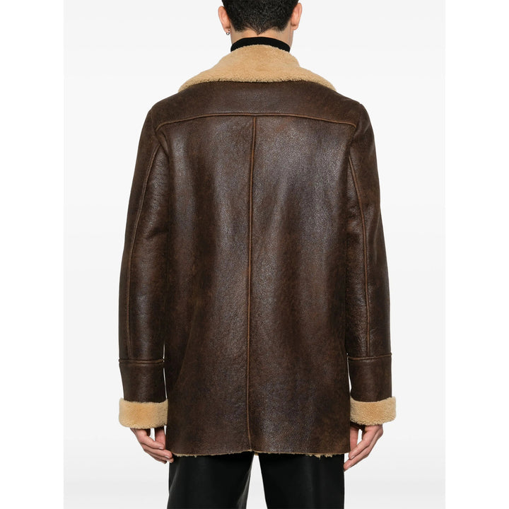 Salvatore Santoro Leather Outerwears - Brown, Black | 5e8c413ab077ff7592559920ea2e92b75d1a7523
