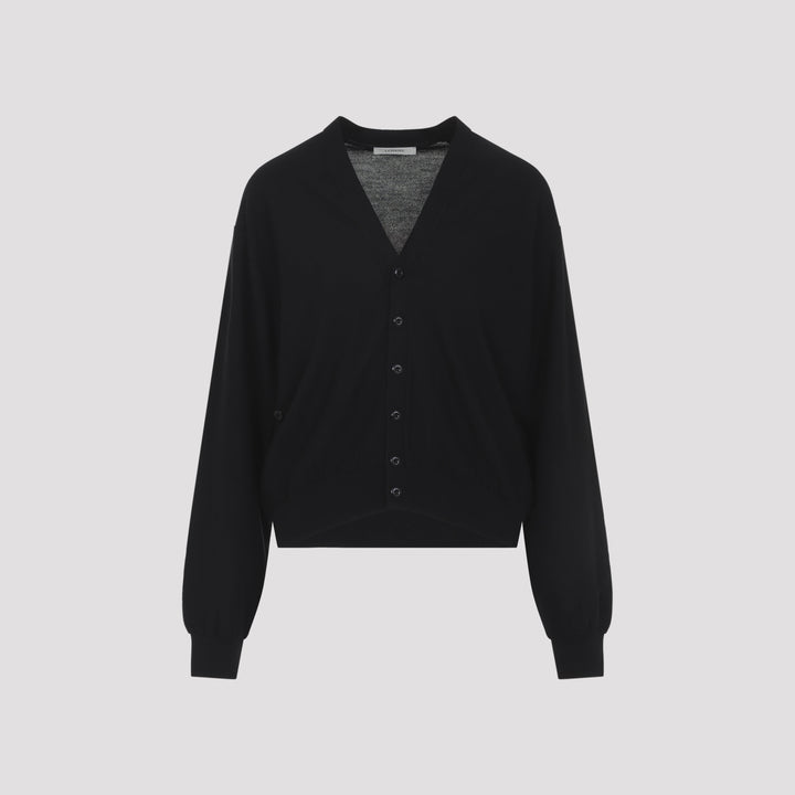 Lemaire Cardigan - Black | 29a7ee42eb149fb78efccddd3196998e7d27b373