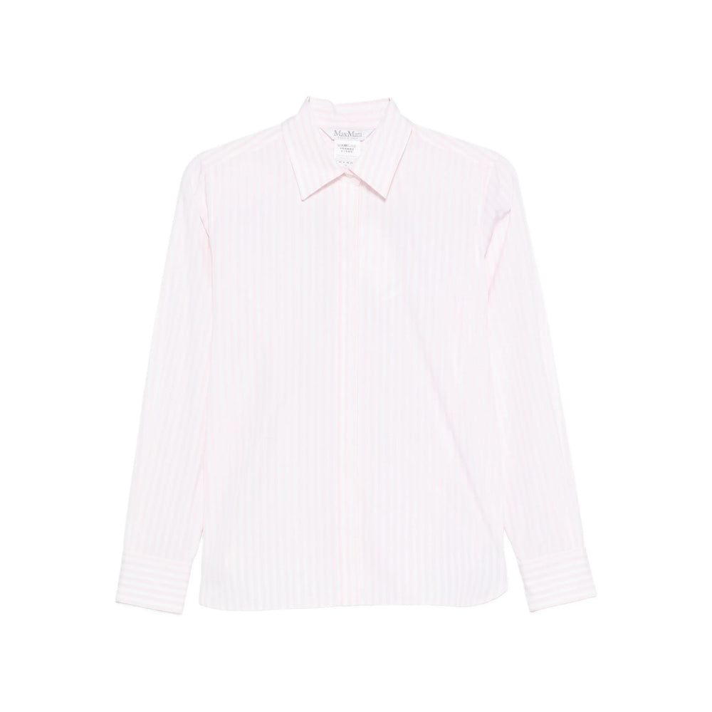 Max Mara Shirts - White, Pink | c1a311ffbee299d43e1b425fdd27d78a890b0b1a