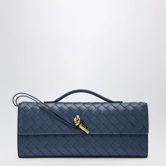 Andiamo Clutch With Handle Blue Venezia