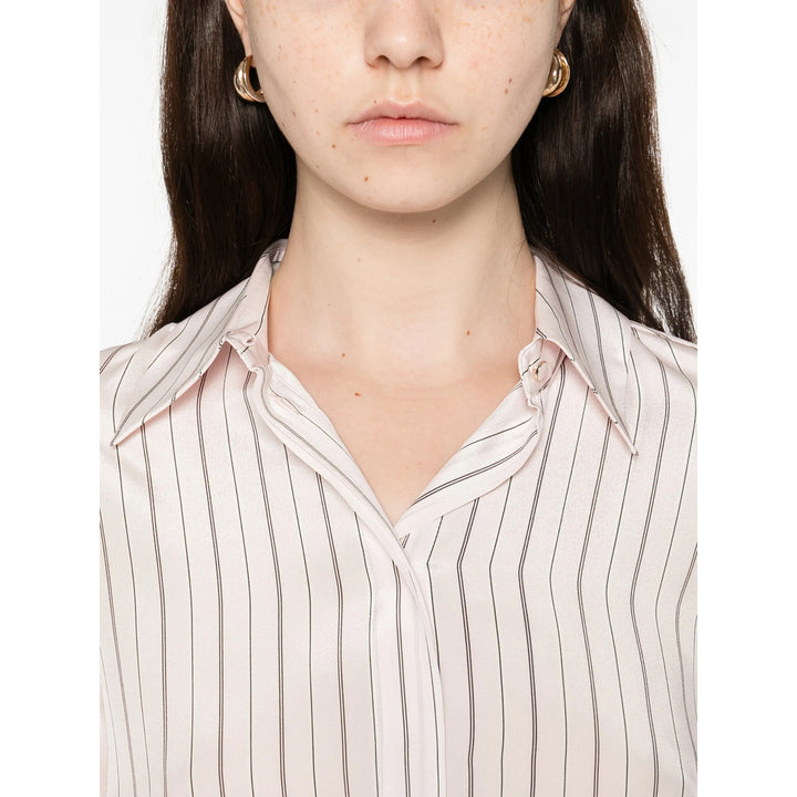 Max Mara Studio Shirts - White, Pink | 00eeec7657ac6b6bccd5ff220bc6dae9f4896e2d