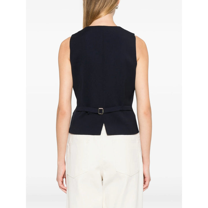 Max Mara Studio Waistcoats - Blue | 115723e56e8ebc2cf31f445f460a9e84935cb1f7