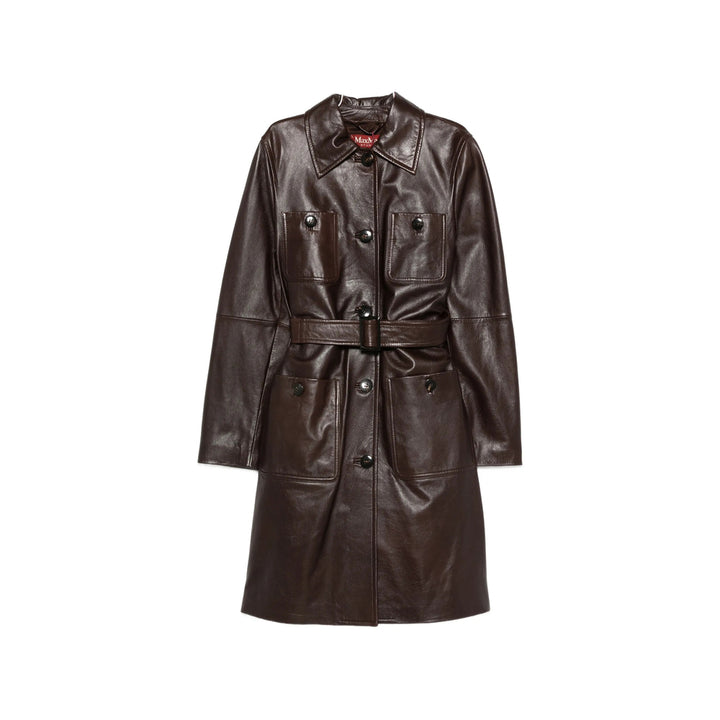 Max Mara Studio Outerwears - Brown | 213a3d95abda3fcedf4d77100995d89361a4b375