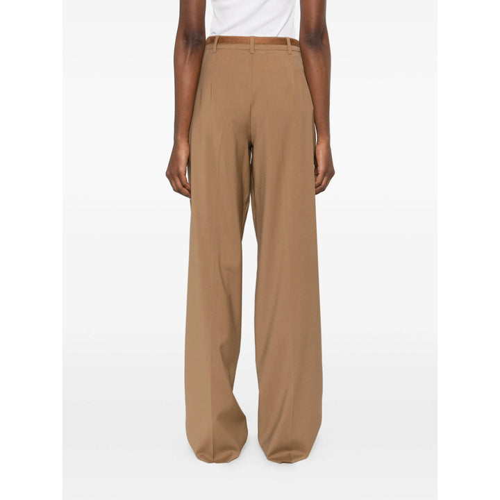 Max Mara Studio Pants - Brown | d77a80a77f46aa43e2f023acfa8cbf7844392818