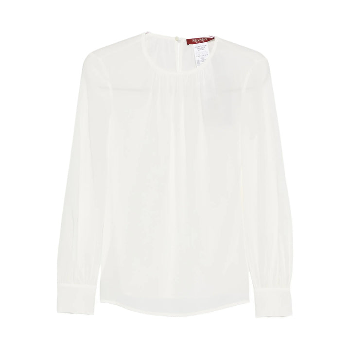 Max Mara Studio Shirts - White | ce54f09741acb415e4e5378bdff0f045f42e7714