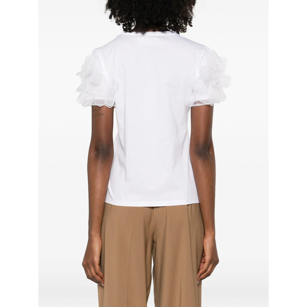 Max Mara Studio T Shirts - White | 6c3482a50fc6b881299a38e8c402b1e5af3c5aa6