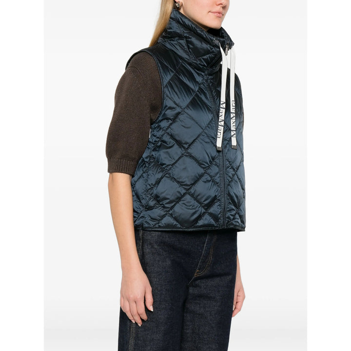 Max Mara The Cube Waistcoats - Blue | de4c90dc308cc4c214220ac0a152e99215424d50