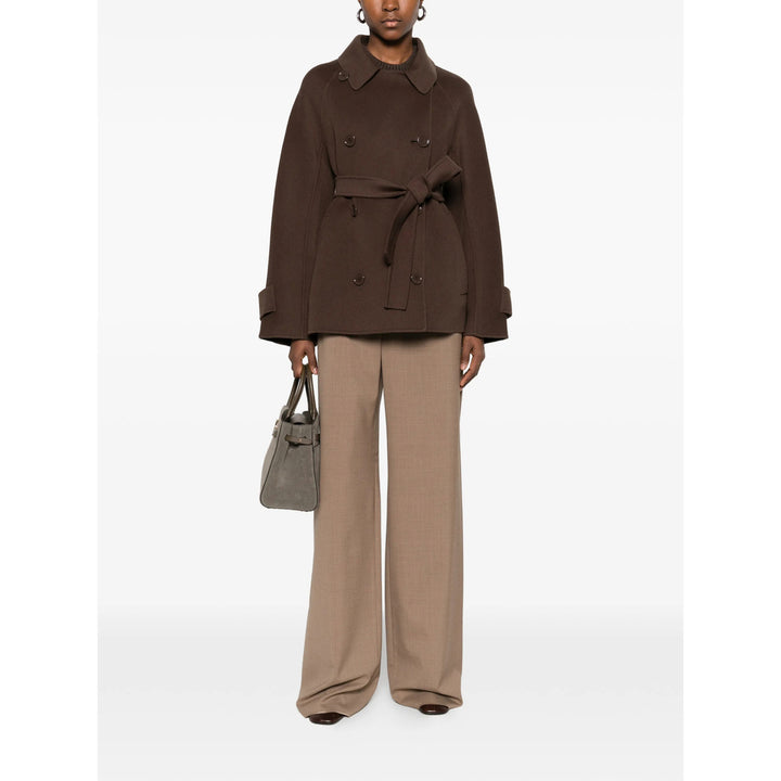 S Max Mara Coats - Brown | 1c0309ee633516ca5db73989ea017e263a798198