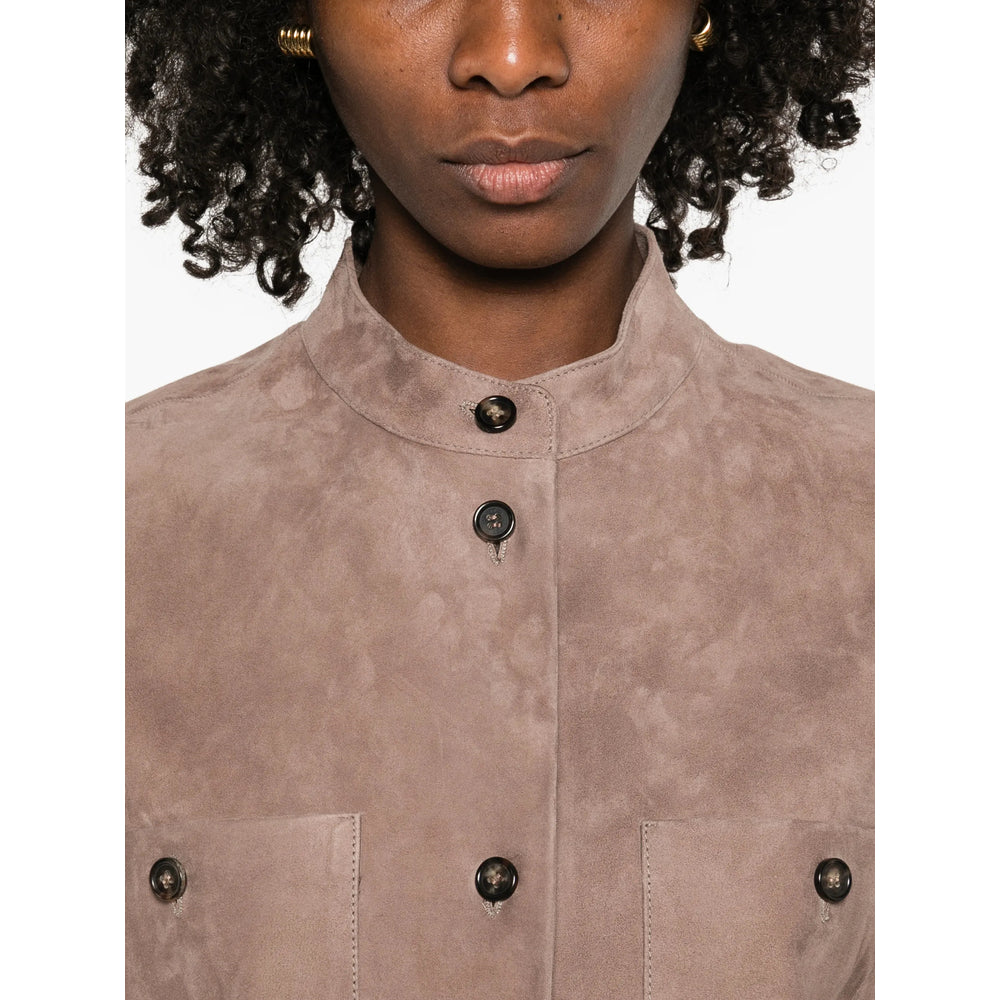 S Max Mara Leather Outerwears - Neutral | f078a52482a5869297427e5a8b2e7a0ded5dcda4