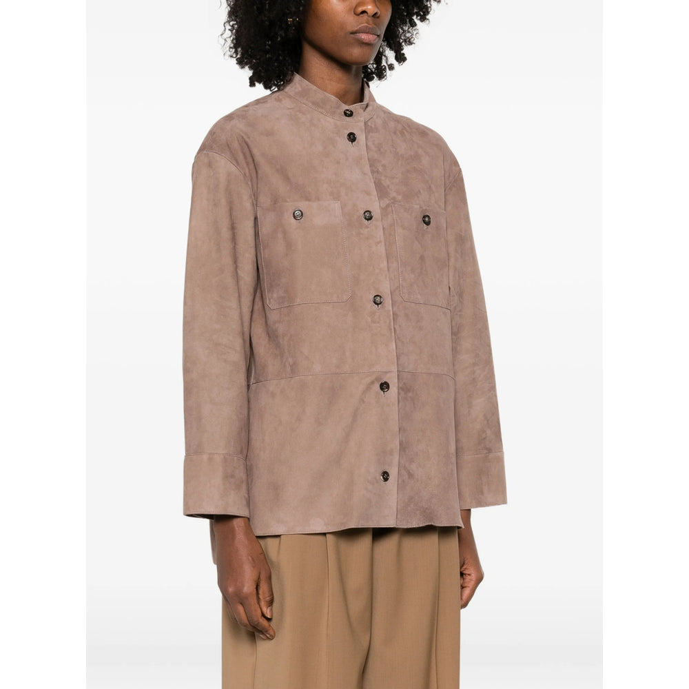 S Max Mara Leather Outerwears - Neutral | 9741f4f2c7bc4b21b14ba1ba8d22c6bc6b9713c2