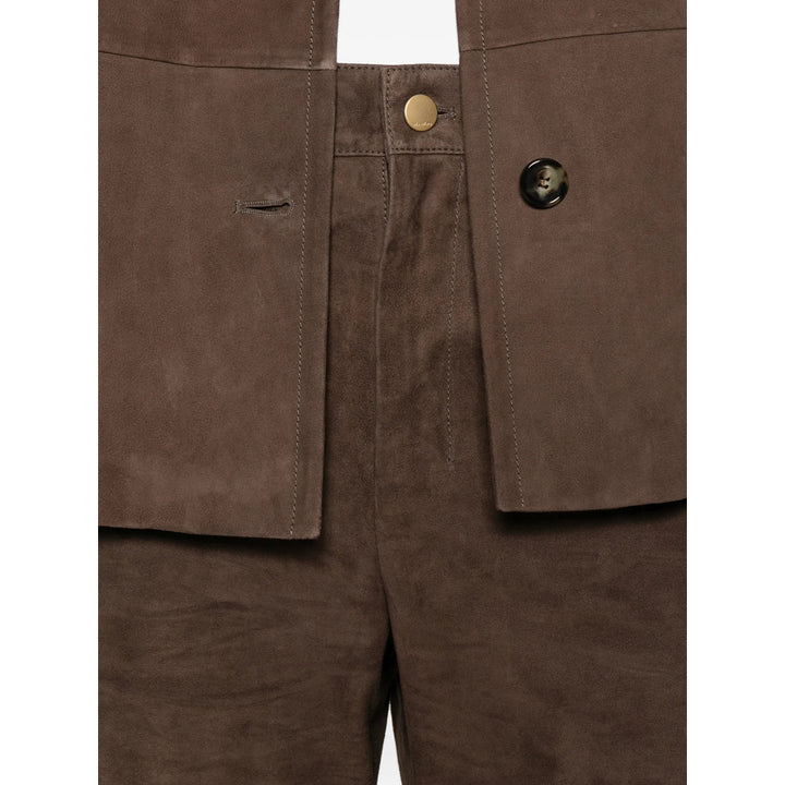 S Max Mara Leather Pants - Brown | 11d08c01870a9ee7056b655ac29ce7df91e349e1