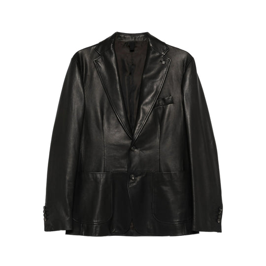 Leather Outerwears Black