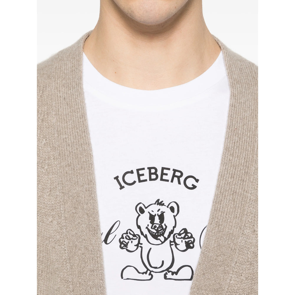 Iceberg T Shirts - White | 35557e9d495d62adf57b45d2a02f7ea66304743f