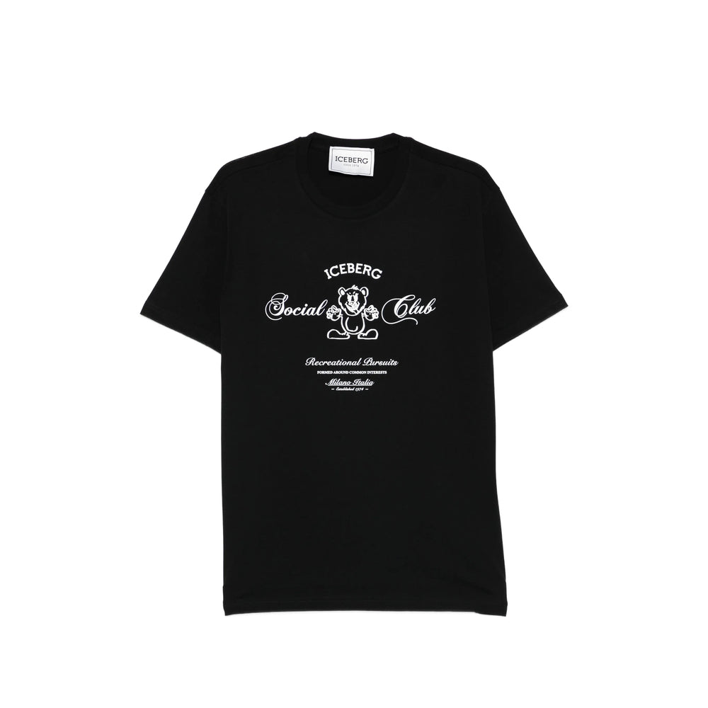 Iceberg T Shirts - Black | 9bdfa35c52a7bd65838c2cf3952a83a938c69c1b