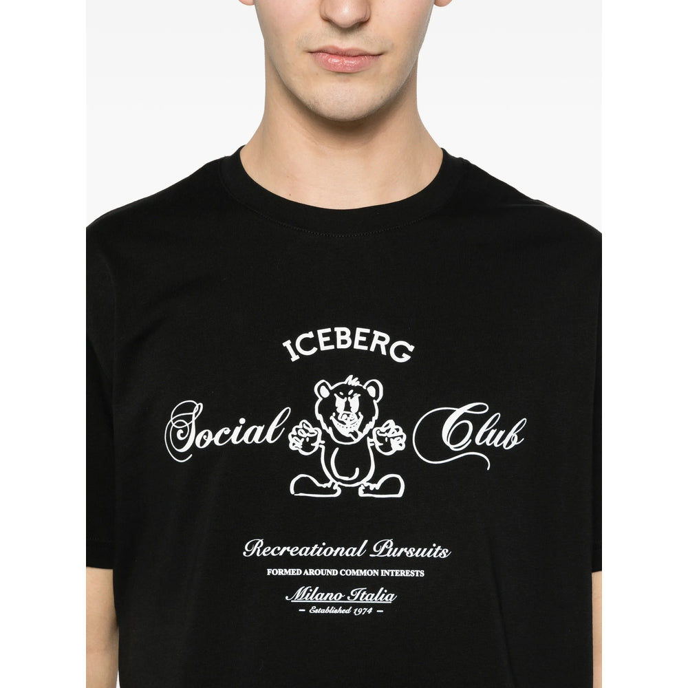 Iceberg T Shirts - Black | d1bb2c53a2e216a6d1eb8955c5e96b0cd5460ad5