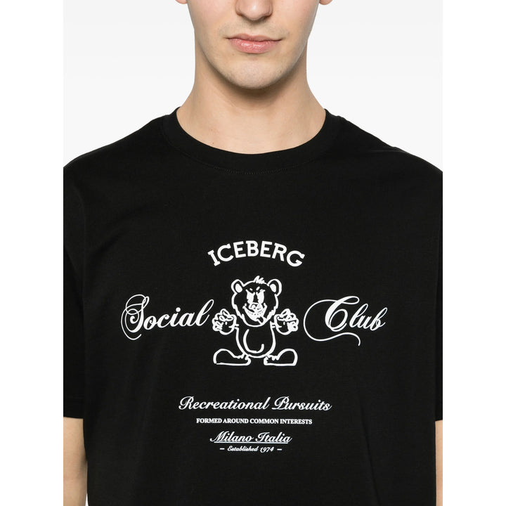 Iceberg T Shirts - Black | d1bb2c53a2e216a6d1eb8955c5e96b0cd5460ad5
