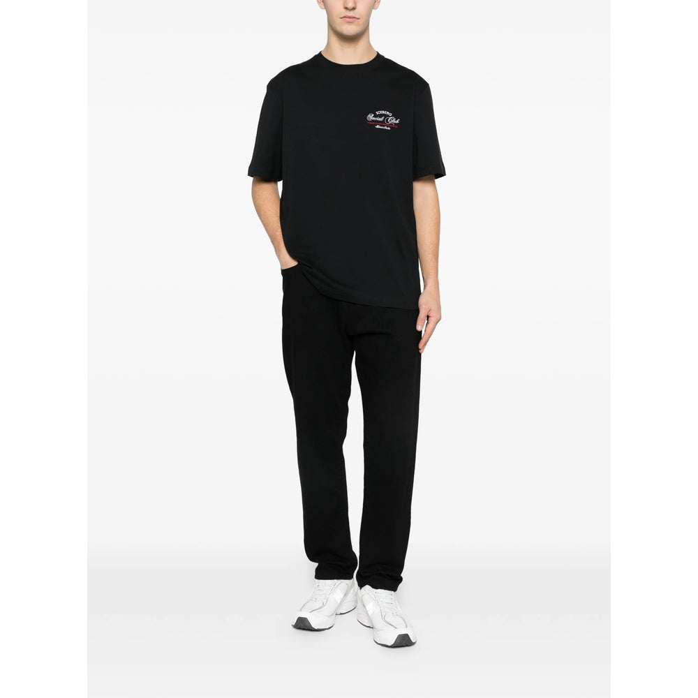 Iceberg T Shirts - Black | 77a85f7280f55c3405a028fb9e3ac8c460af8562