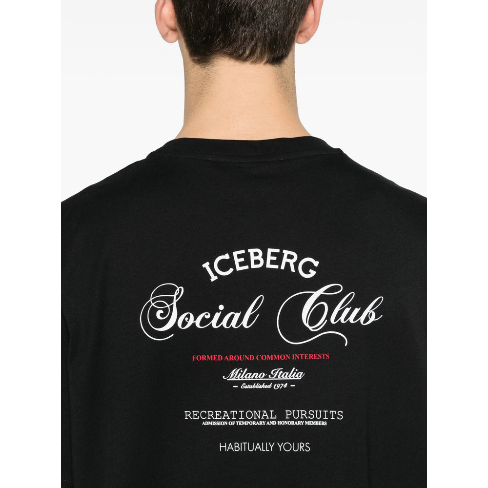Iceberg T Shirts - Black | ff12bfabf81a447cba9d800e6ed6e9b5dcf60d9f