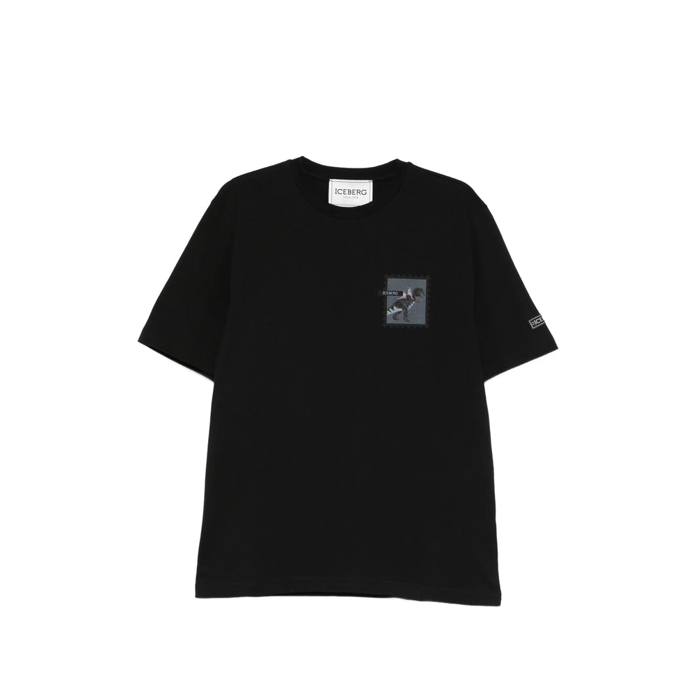 Iceberg T Shirts - Black | a84538b40ba83a931f443c0fc2fd0e2a1eaf5826