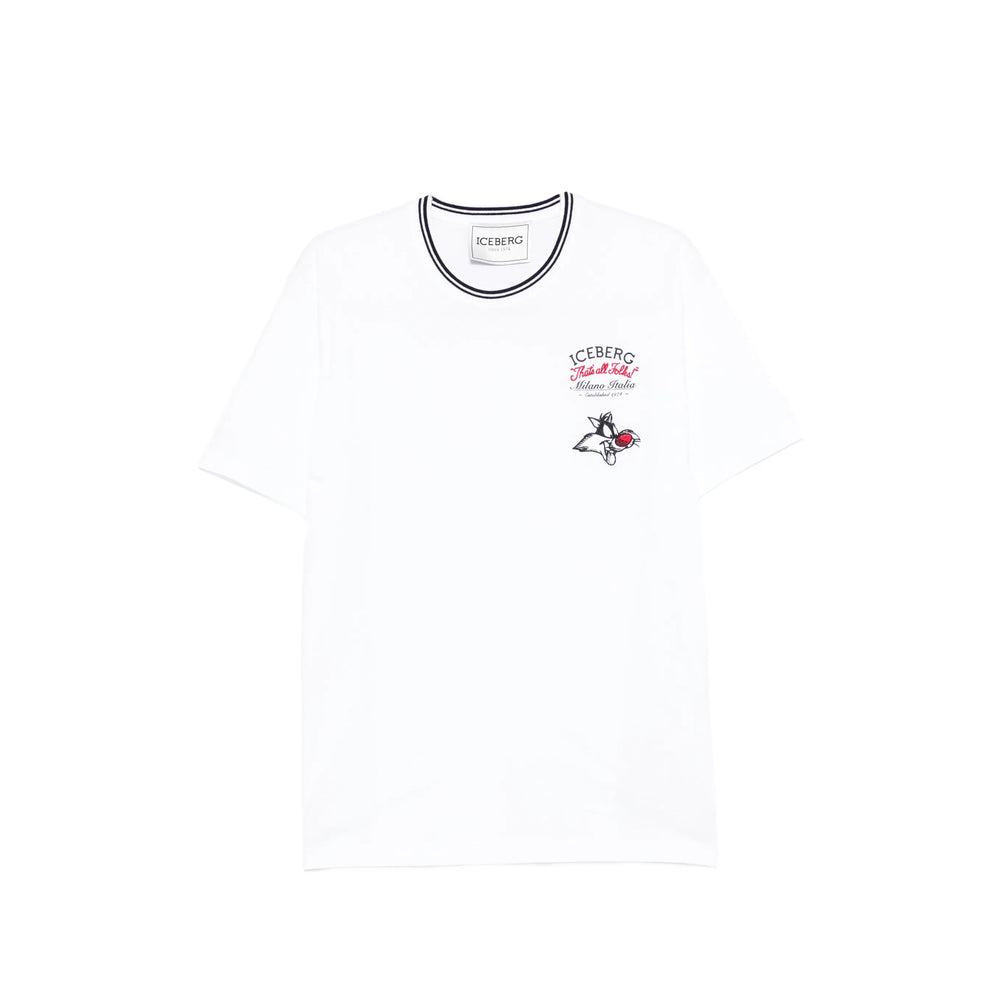 Iceberg T Shirts - White | e52f73d86496f6928c515068195cf424bce5f47a