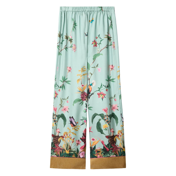 La Double J Pants - Blue, Brown | ec48b23a1c88b3be70ecf0714d39c528acb6c402