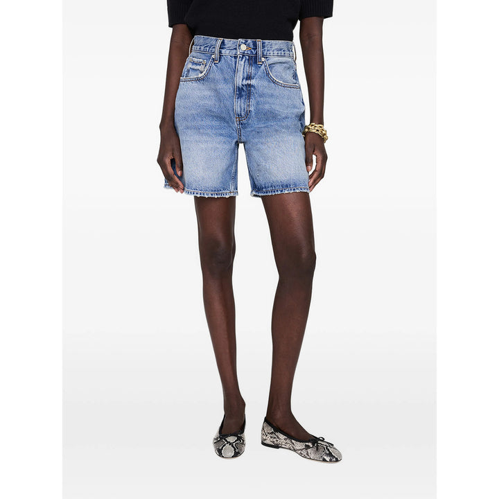 Anine Bing Shorts - Blue | 6bf339e8baebb5935293c108a5a7f6d584899272